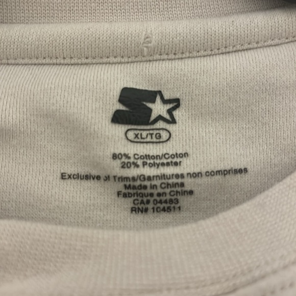 Beige Starter Crewneck Size XL - Picture 3 of 3